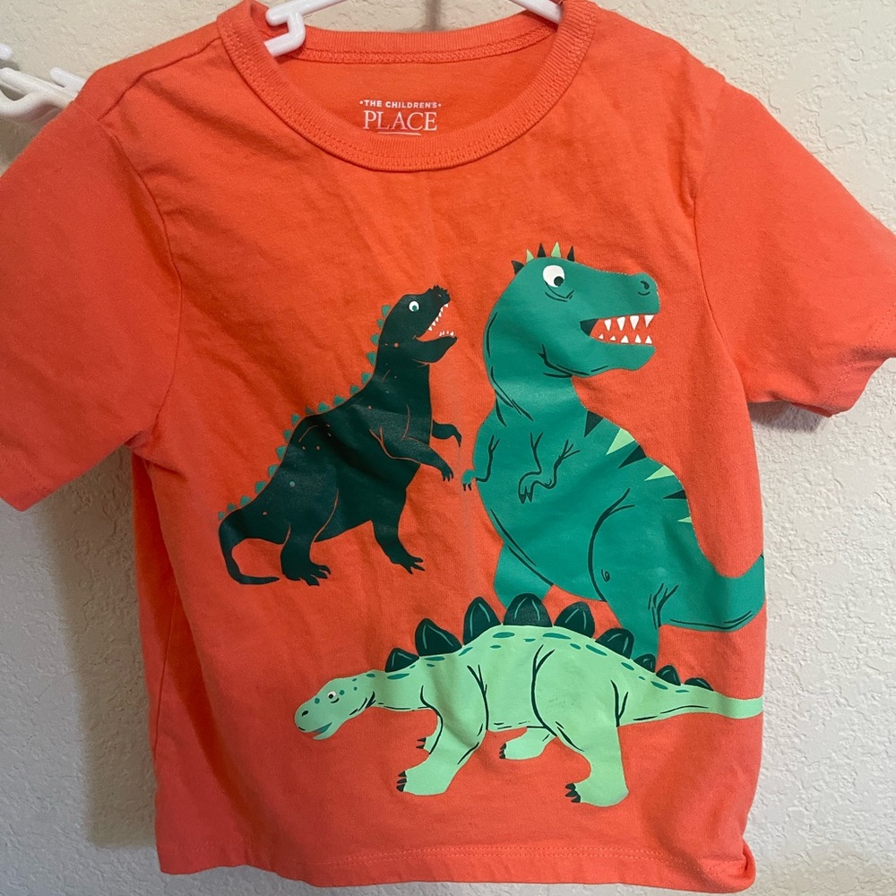 Dino orange shirt